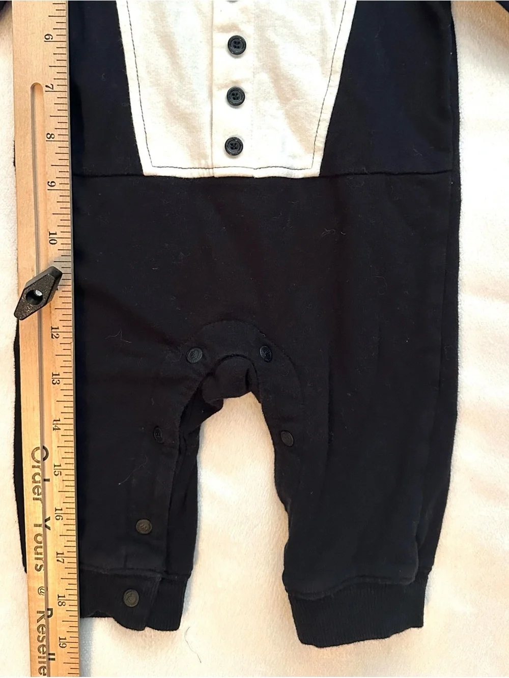 HARAJUKU MINI x Target Tuxedo Bow Tie One Piece Bodysuit 6M Jumper Gwen Stefani